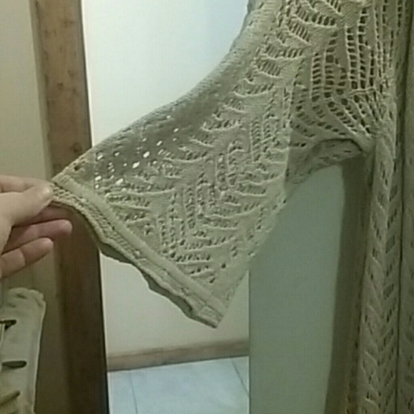 Long crochet cardigan - Picture 2 of 4